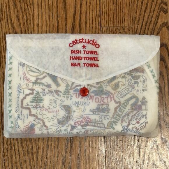 Catstudio Wisconsin Dish Bar & Hand Towel Great for Kitchen, Bar, & Bathroom NEW - Picture 7 of 8